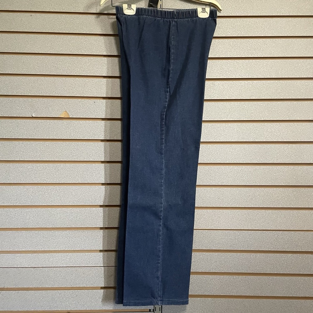 Vintage Faded Glory Jeans Women's XL Medium Wash Blue Denim Pull On Pants 80s